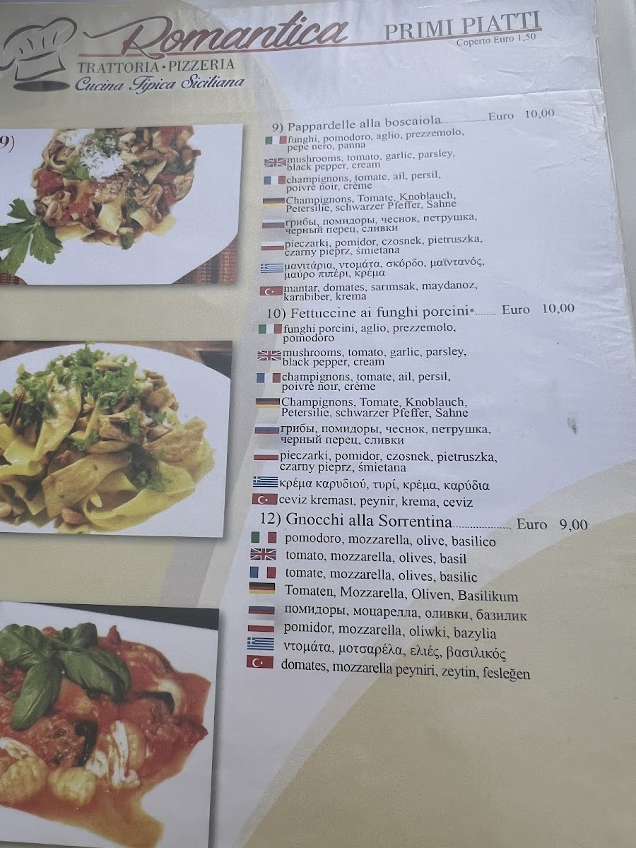 Menu Trattoria Romantica-2